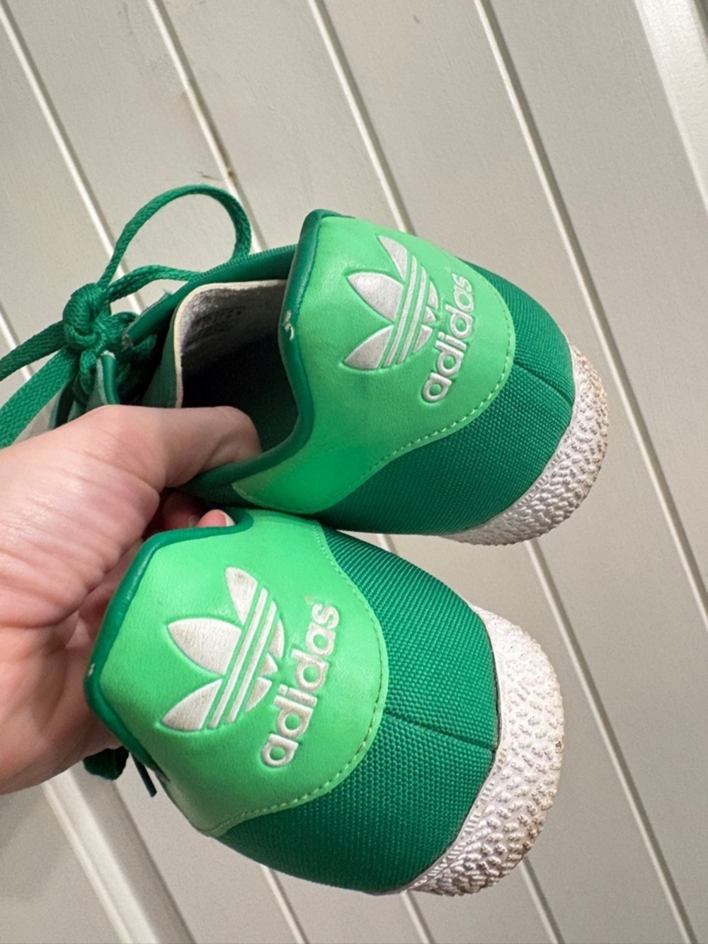 ADIDAS Gazelle 2 low top sneakers fairway green zest retro shoes soccer sz 11 - Picture 13 of 16